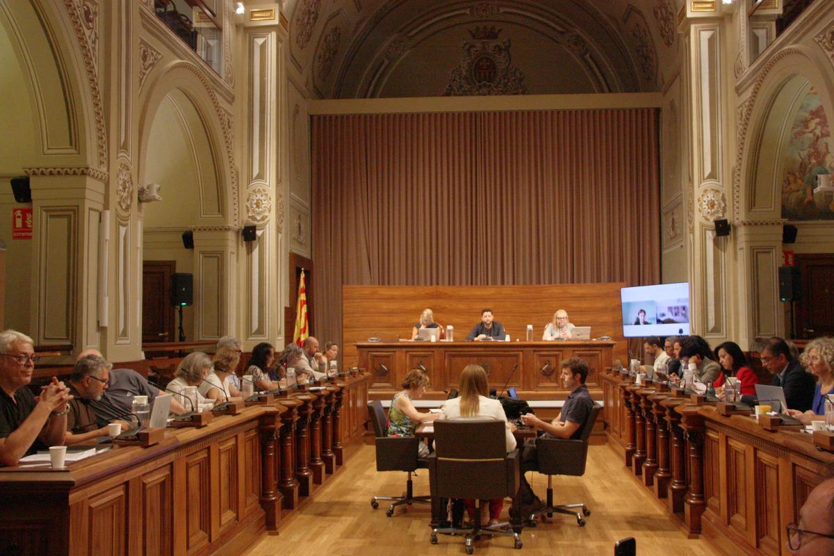 El pleno del mes de julio del Ayuntamiento de Tarragona se ha desarrollado este martes en el palacio de la Diputació.