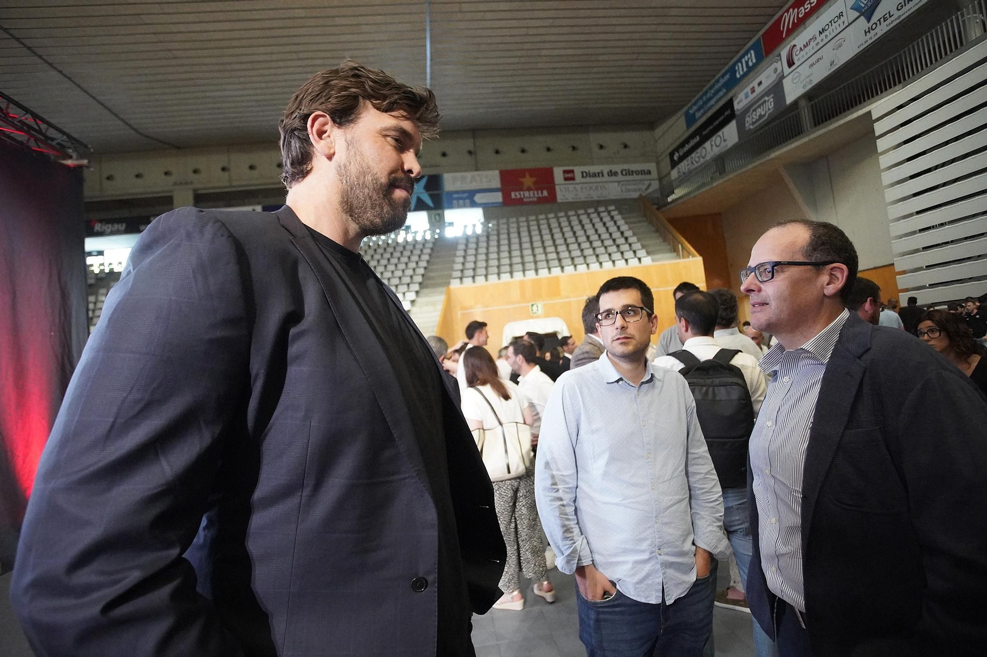 Les fotos de l'anunci de la fusió entre l'Uni i el Bàsquet Girona