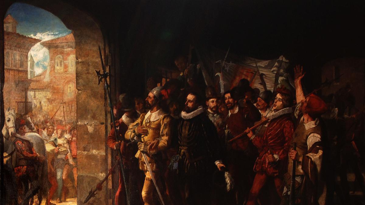 Antonio Pérez liberado por el pueblo aragonés, por Manuel Ferran i Bayona