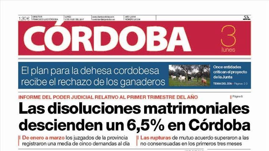 La portada de CÓRDOBA