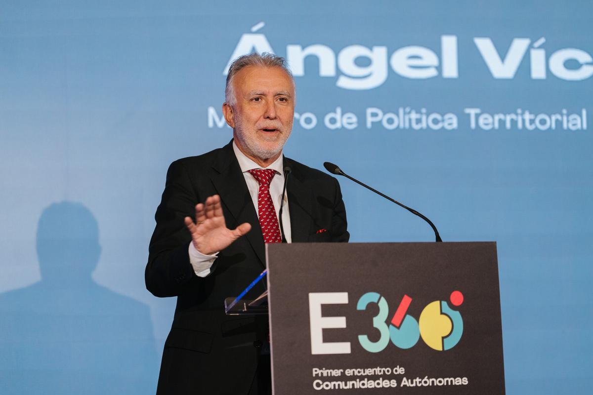 El ministro de Política Territorial y Memoria Democrática, Ángel Víctor Torres.