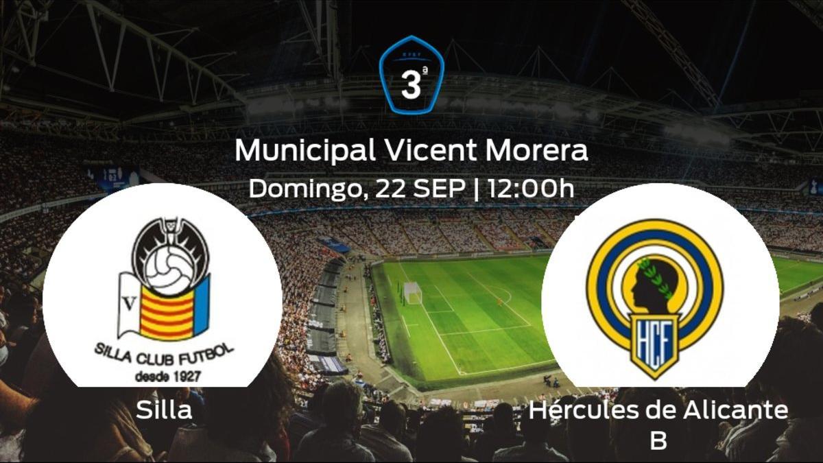 Jornada 5 de la Tercera División: previa del duelo Silla Cf - Hércules de Alicante B