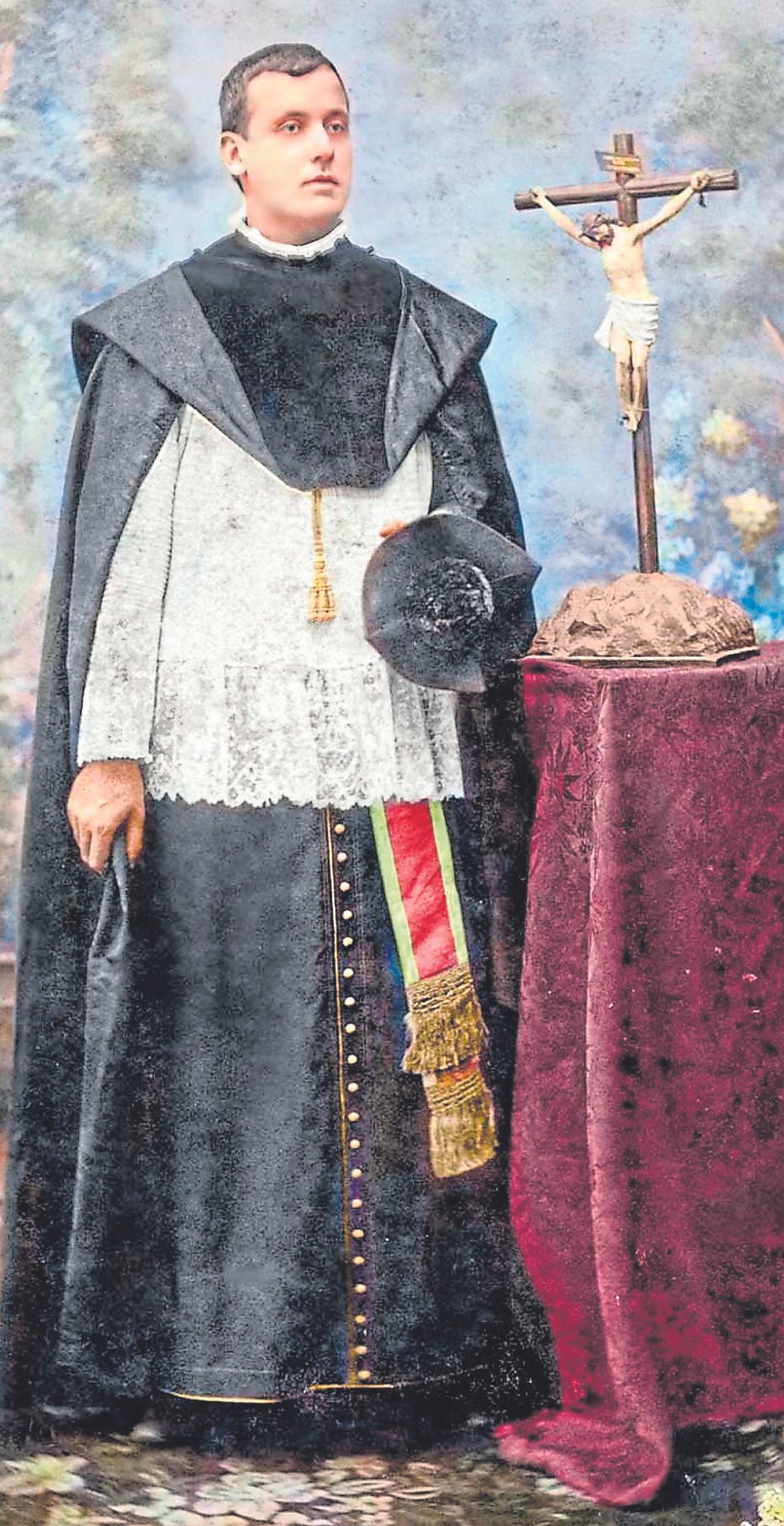 Retrato del deán Pablo Rodríguez Bolaños de Luis Ojeda Pérez.