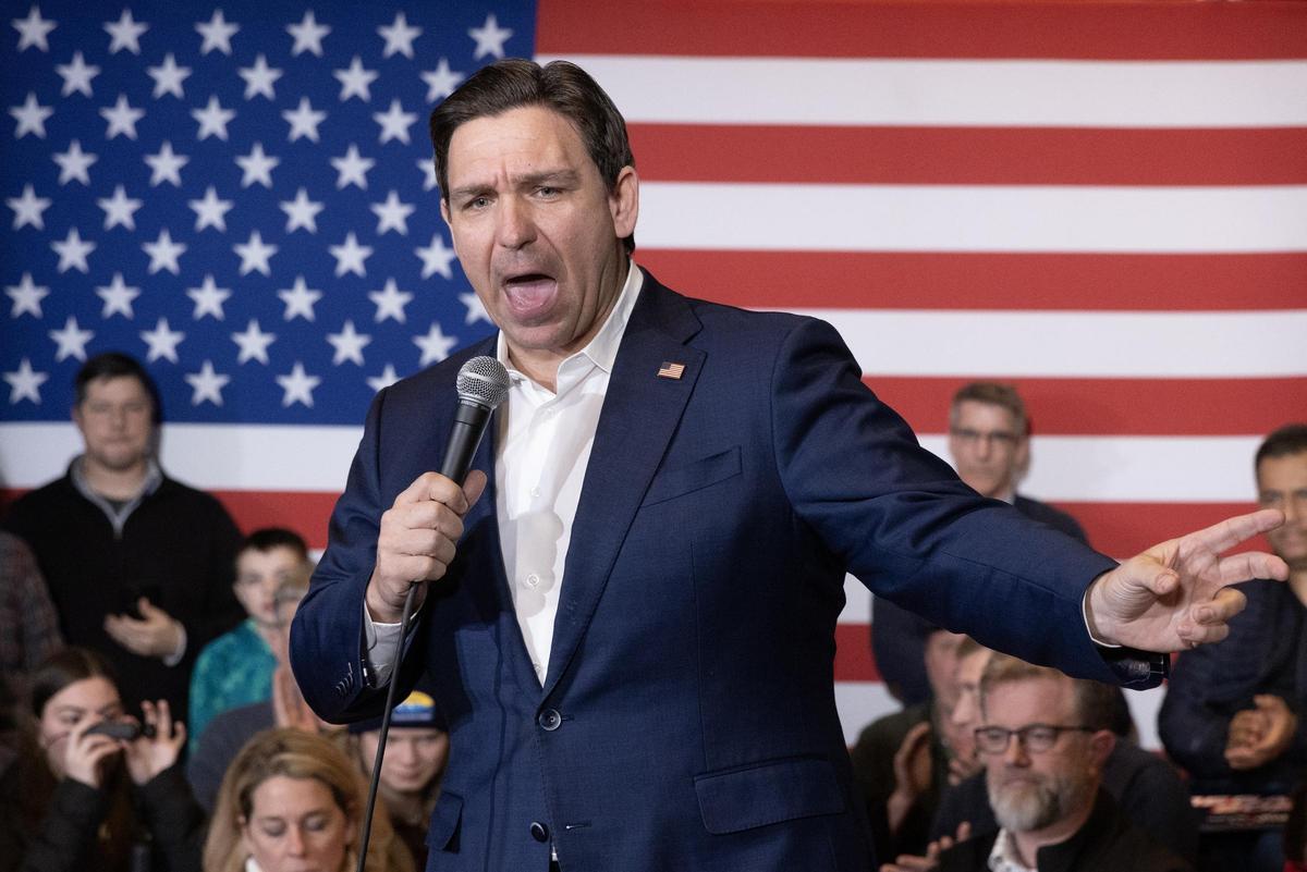El gobernador de Florida, Ron DeSantis.