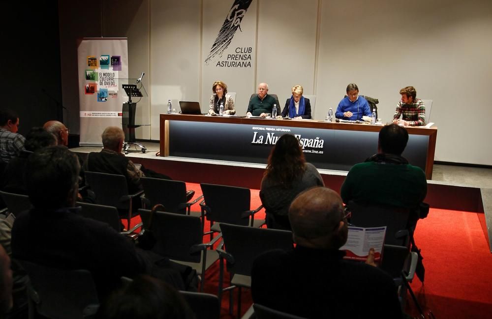 El modelo cultural de Oviedo en el Club de Prensa Asturiana
