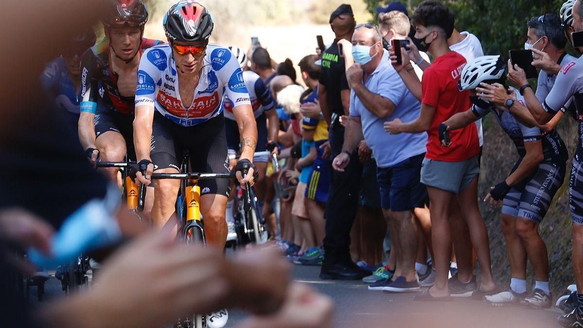 Subida a Trassierra en La Vuelta 2021.