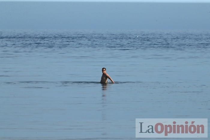 Primer día de paseos al aire libre en Mazarrón