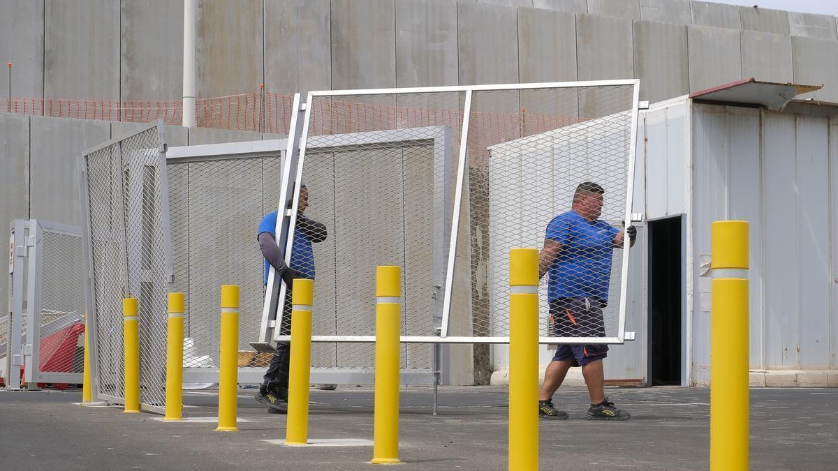 Preparativos en Arguineguín para la llegada del papa León XIV