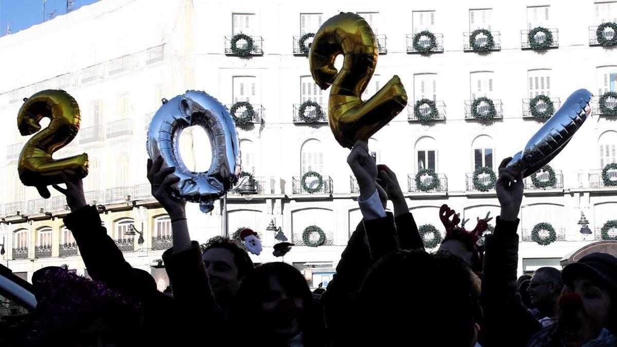 zentauroepp51534475 unos globos con los n meros de 2020  en las pruebas para las191231105145