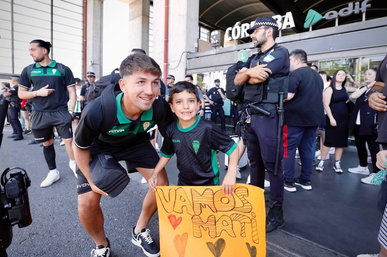 La despedida del equipo blanquiverde, en imágenes