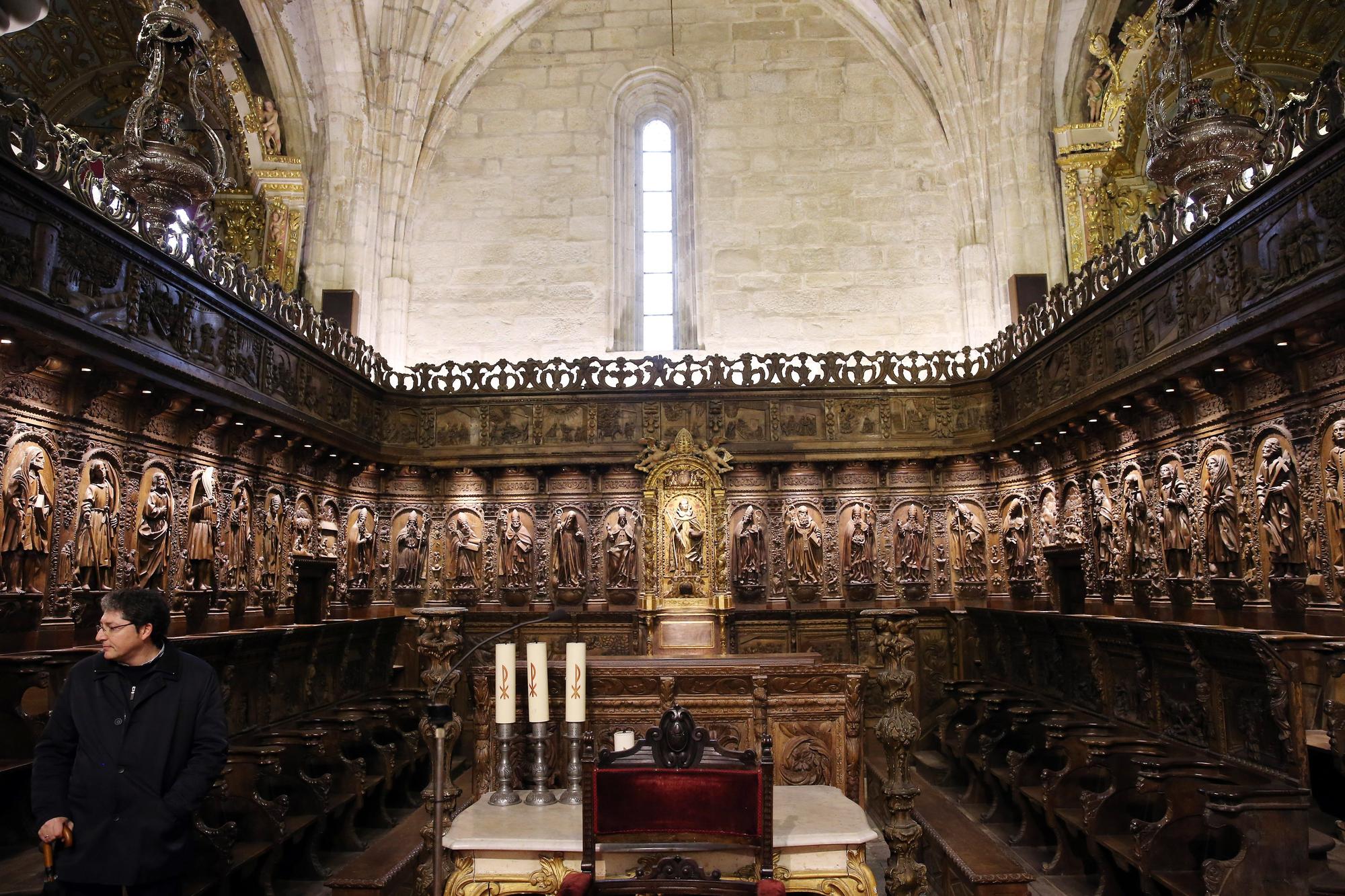 Interior de la catedral de Tui.