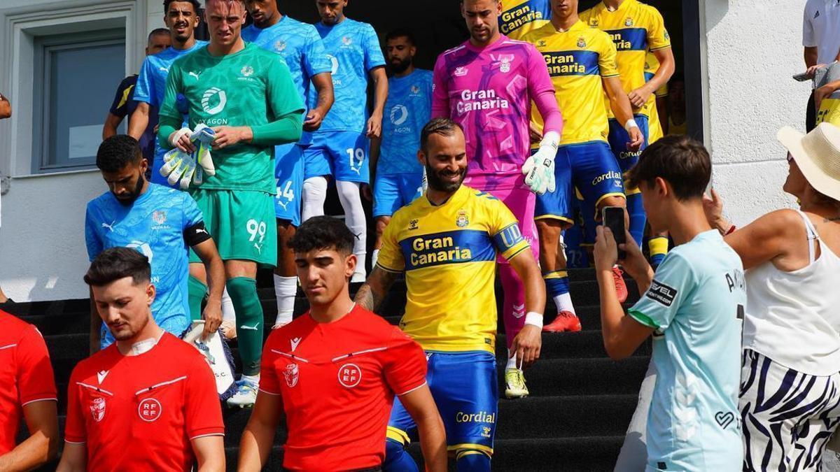 Jesé Rodríguez Ruiz, con el brazalete, en uno de los amistosos de Marbella.