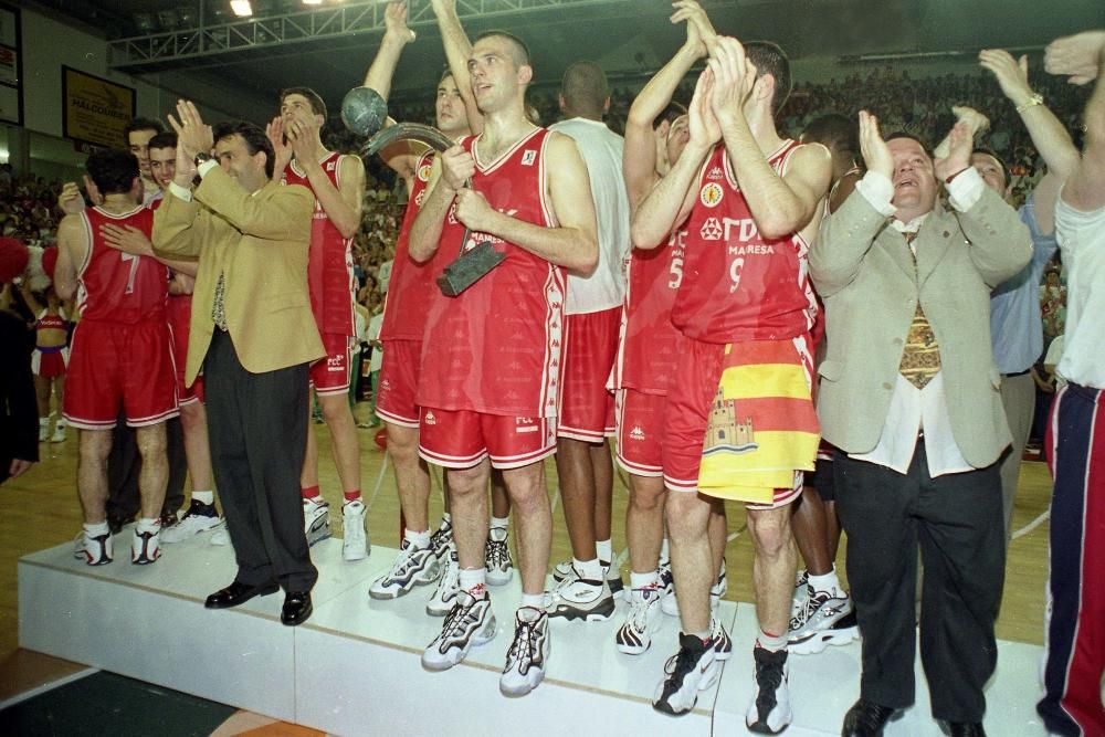 El TDK Manresa, campió de Lliga la temporada 1997-1998