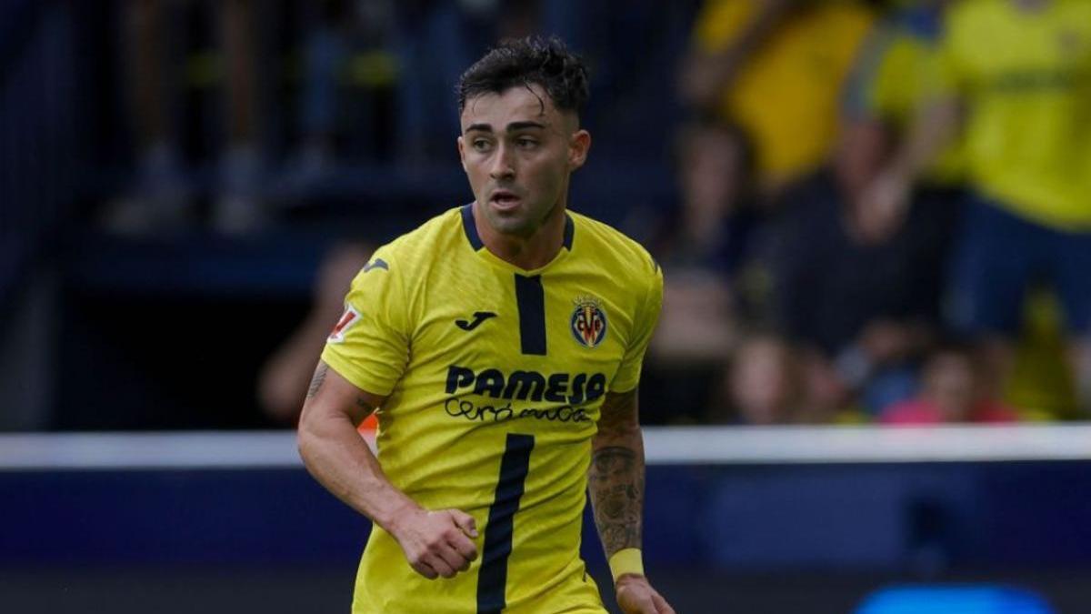 Alberto Moleiro, durante el encuentro ante el Rayo Vallecano