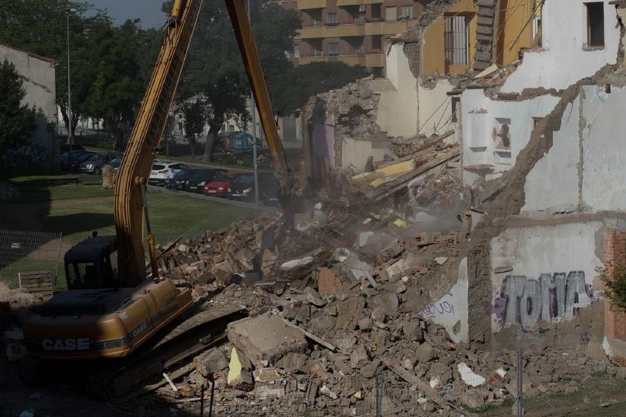 Derribo para liberar la muralla en Zamora