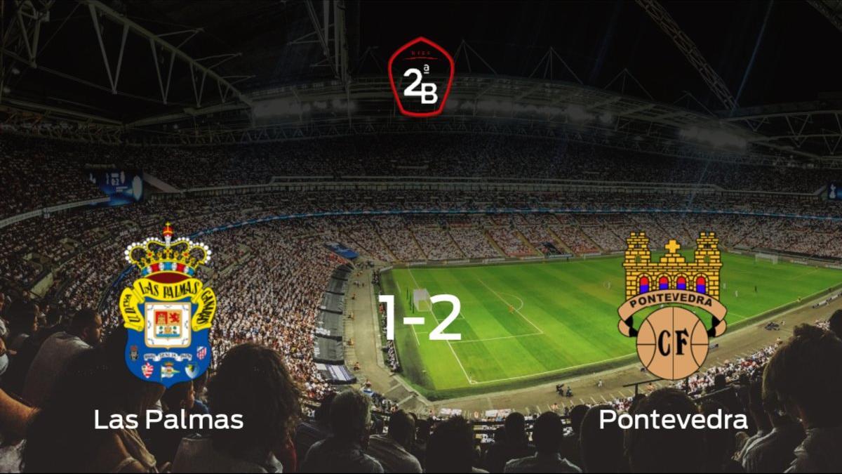 El Pontevedra vence por 1-2 al Las Palmas At.