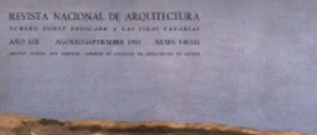 Portada  del  número 140-141 de ‘Revista Nacional de Arquitectura’, 1953.