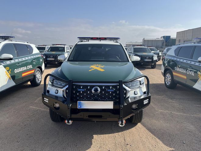 Nuevos coches de la Guardia Civil