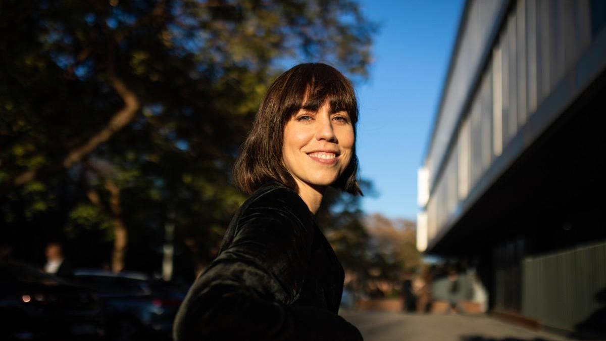 Diana Morant, ministra de Ciencia e Innovación, durante una visita a Barcelona.