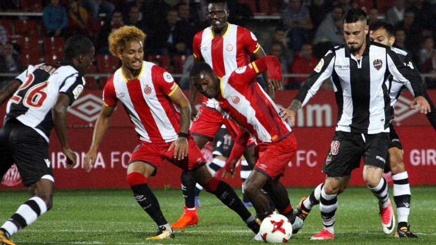 El Girona cedeix davant el Llevant i es complica l&#039;eliminatòria de Copa