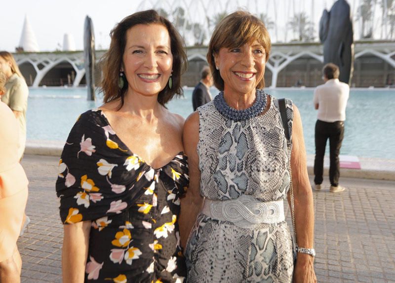 Hortensia Herrero y Jaume Plensa inauguran la exposición de esculturas del barcelonés en la Ciudad de las Artes