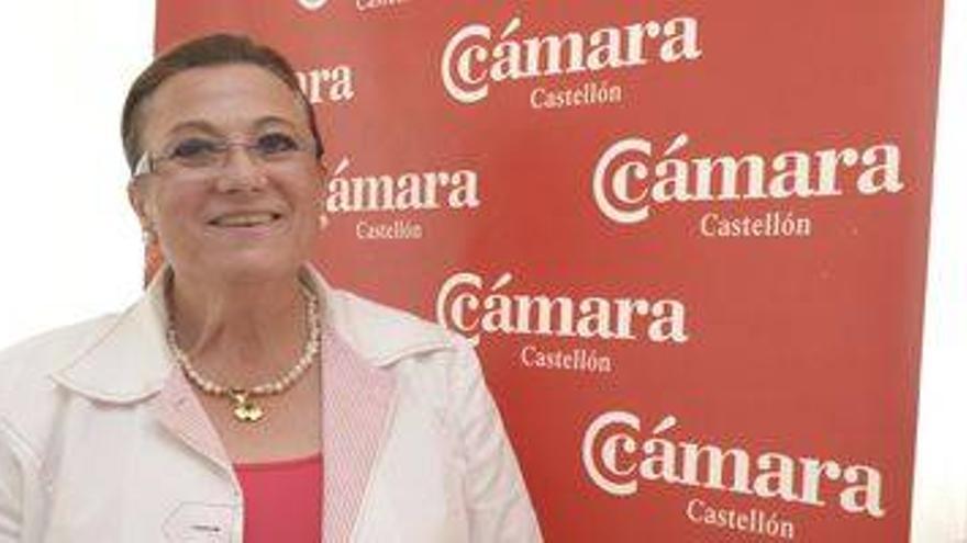 Dolores Guillamón, primera mujer presidenta de la Cámara de Comercio de Castellón