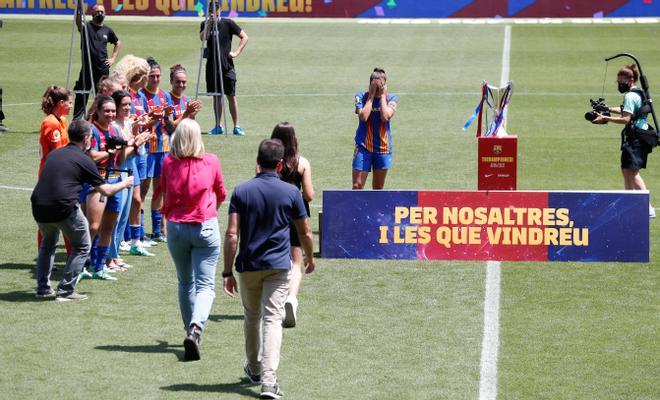 Vicky Losada se emocionó al ver a sus familiares