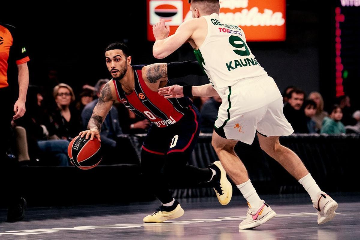 Marcus Howard, uno de los destacados del Baskonia en el duelo ante Zalgiris