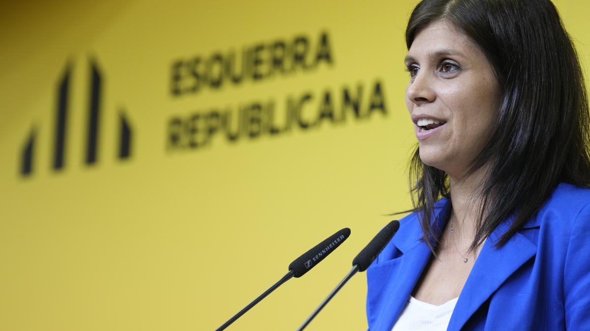 La portavoz de ERC, Marta Vilalta.