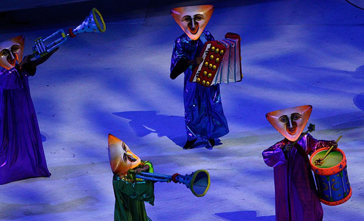 Un instant de la cerimònia de clausura dels Jocs Panamericans celebrats a Guadalajara, Mèxic.