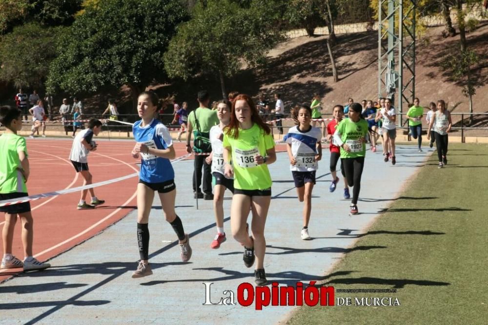 Final Cross Escolar de Lorca. Alevín femenino