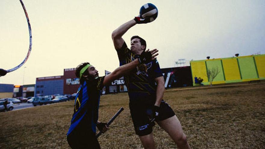 Jugadores del equipo de &#039;quidditch&#039;.