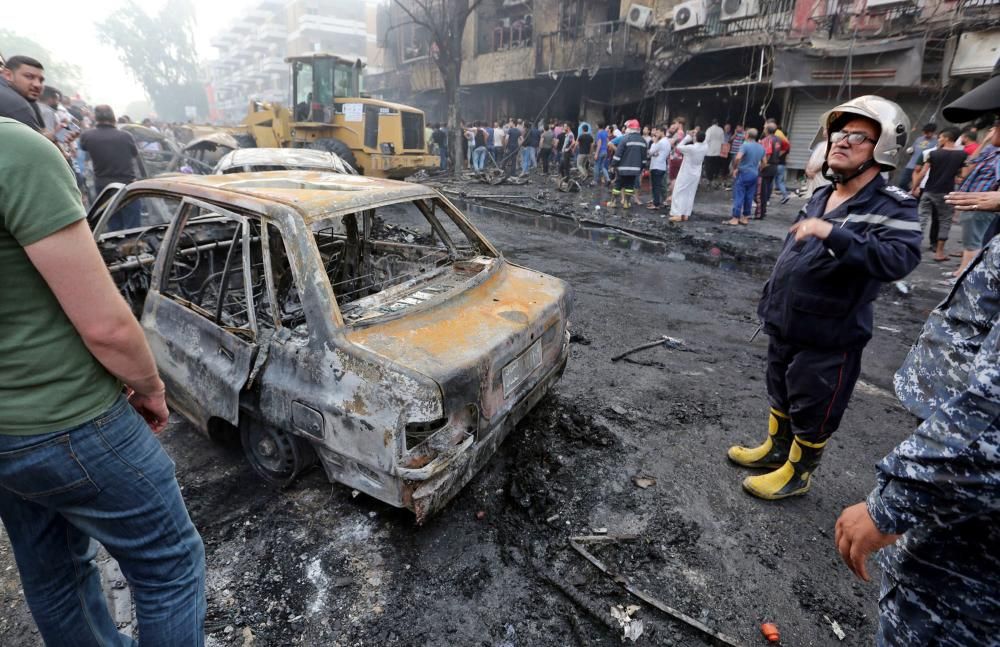 125 muertos y 250 heridos en un ataque con coche bomba en Bagdad