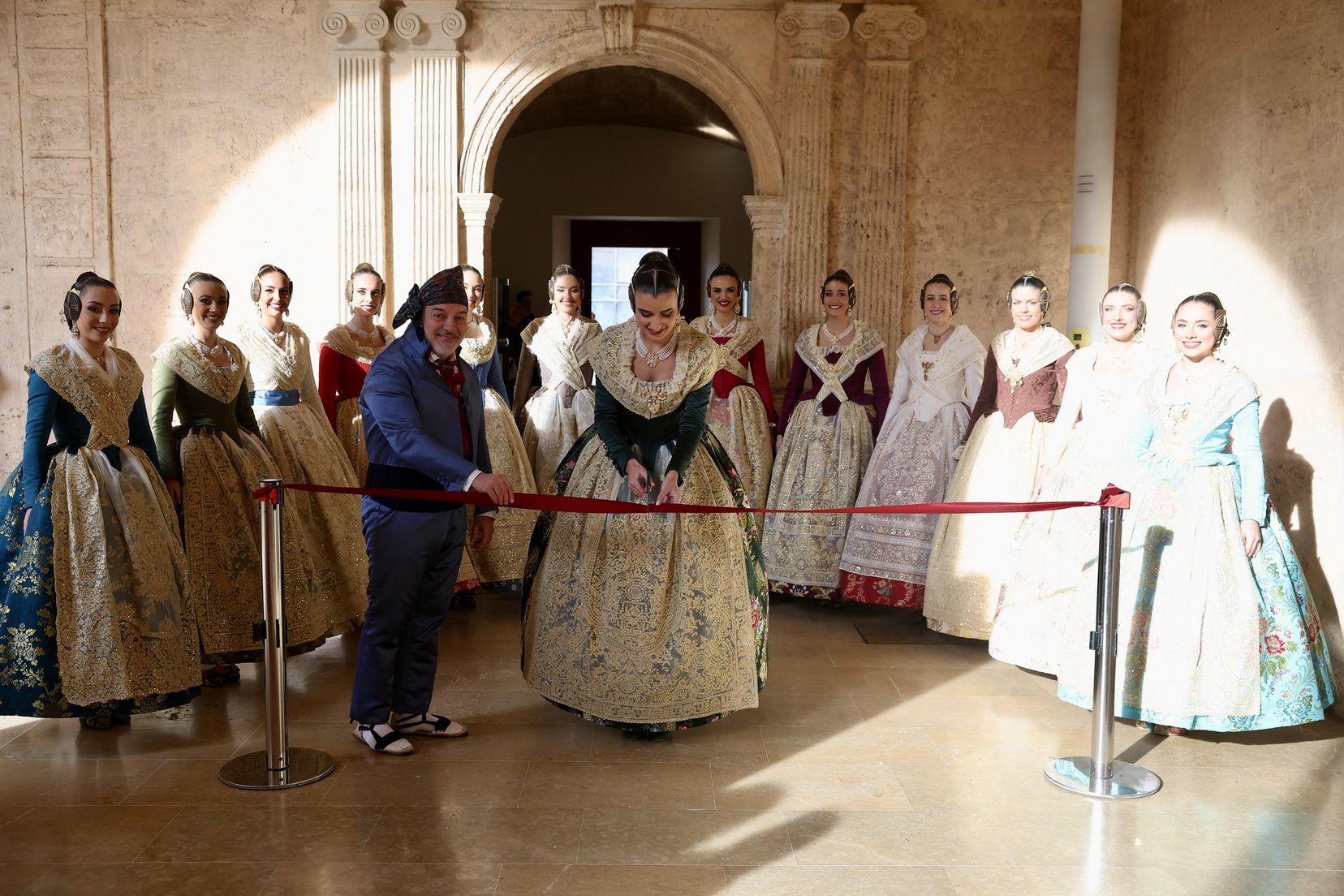 Inauguración de la exposicion de bocetos de la Agrupación de Rascanya