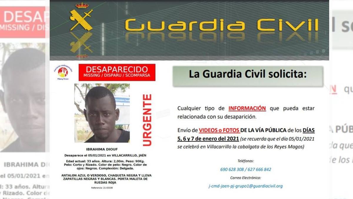 La Guardia Civil sigue investigando la desaparición de Diouf.