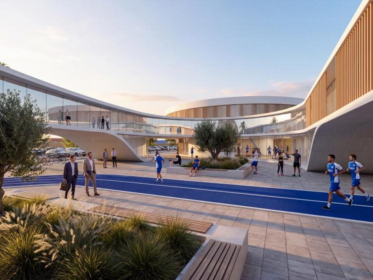 Las imágenes del anteproyecto de la nueva Ciudad Deportiva del Hércules CF