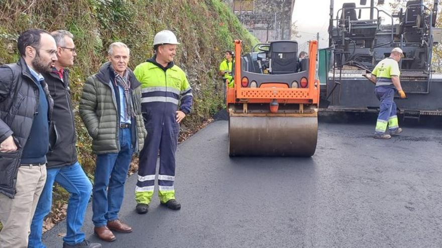 Luis Taboada y Juan Carlos Rodríguez visitaron las obras.