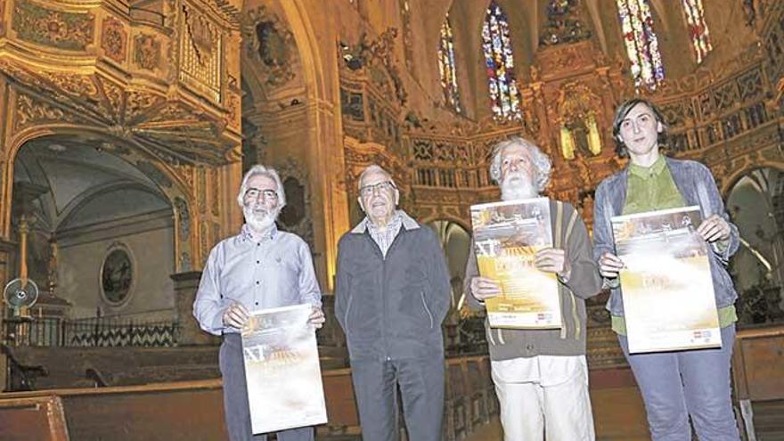 Reynés, Mateu, Caimari y Crespí, en la presentación de ayer.