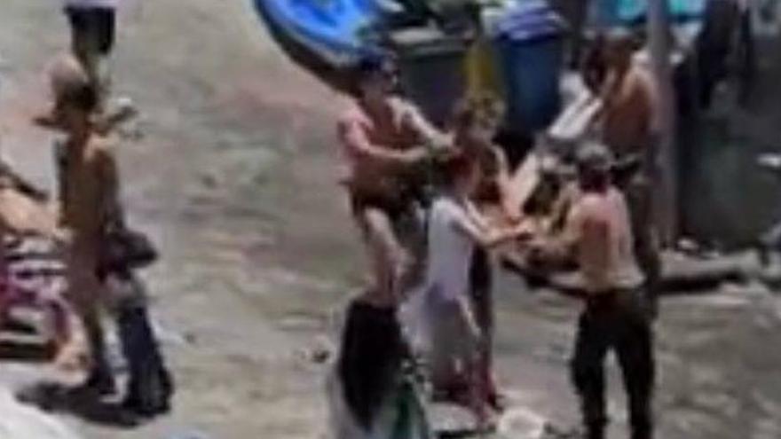 Pelea a puñetazos en Tufia