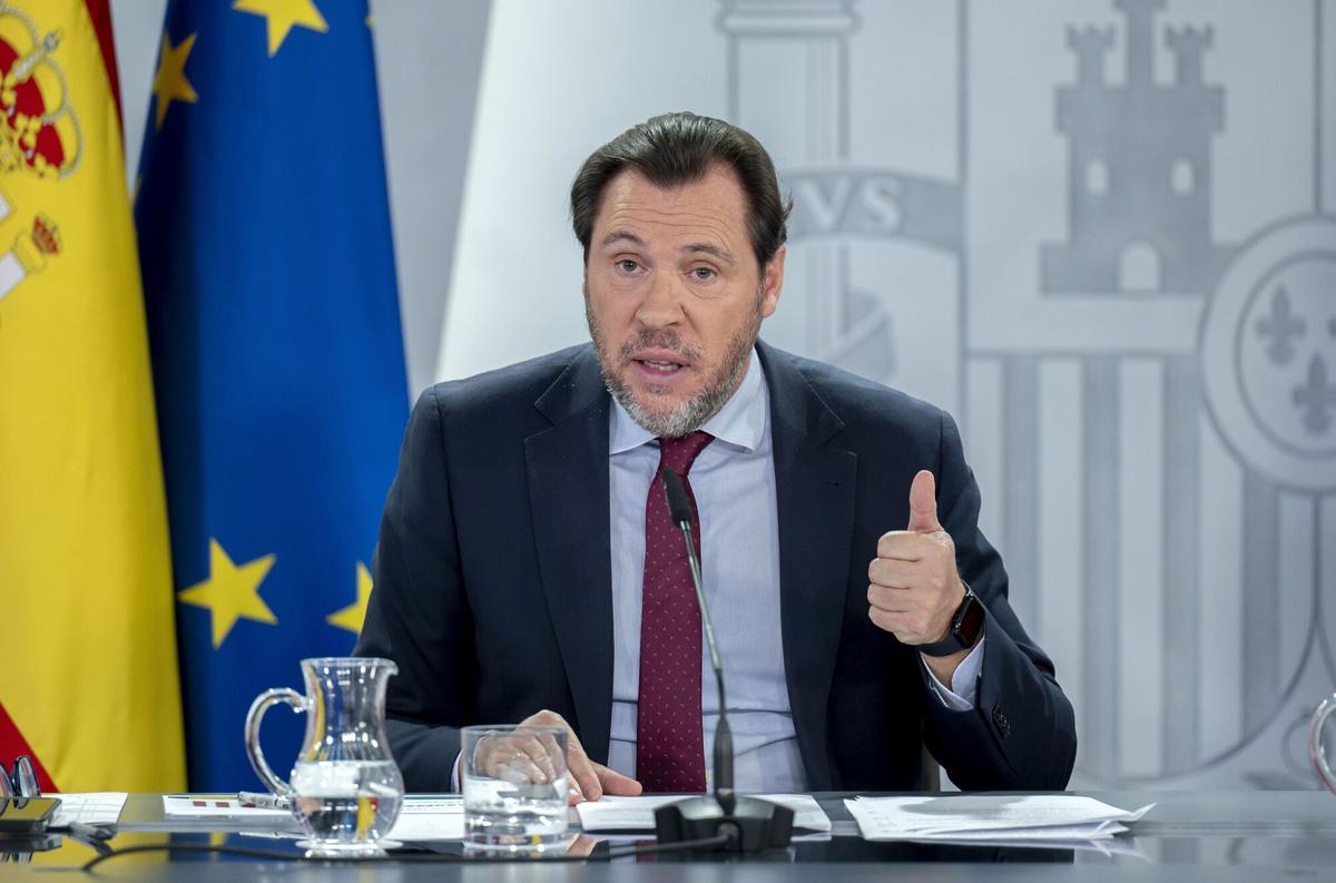 El ministro de Transportes y Movilidad Sostenible, Óscar Puente.