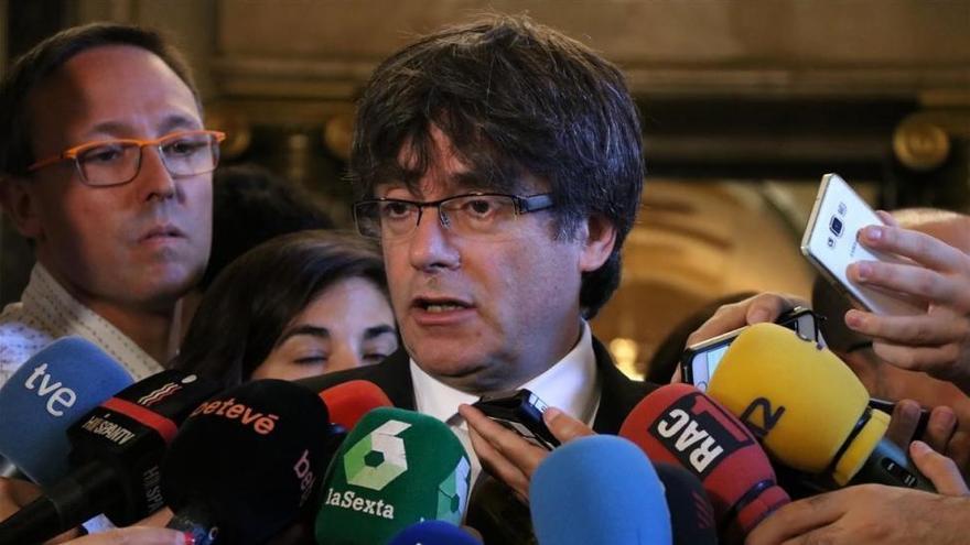 Puigdemont lamenta que el Estado no ofrezca su alternativa ante el 1-O