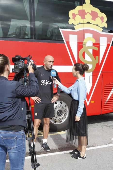 Entrenamiento del Sporting de Gijón