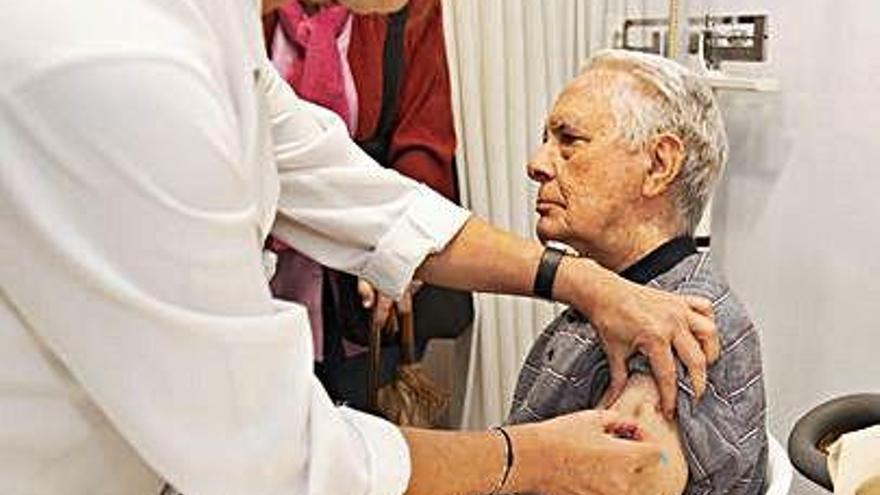 Campaña de vacunación contra la gripe, el pasado otoño.