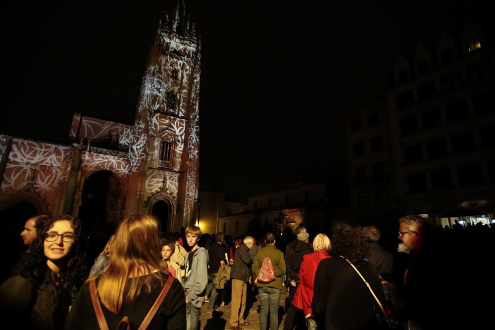 Hoguera de San Juan en Oviedo