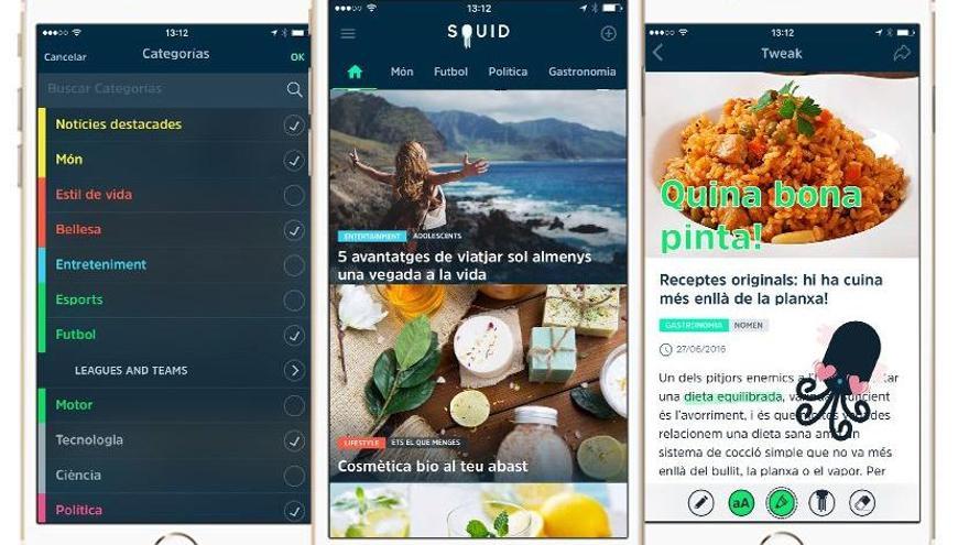 L&#039;app de notícies Squid supera els 10.000 usuaris a Catalunya