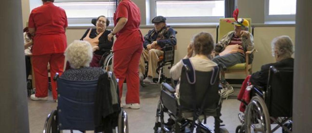 Grandes dependientes atendidos en El Pino.