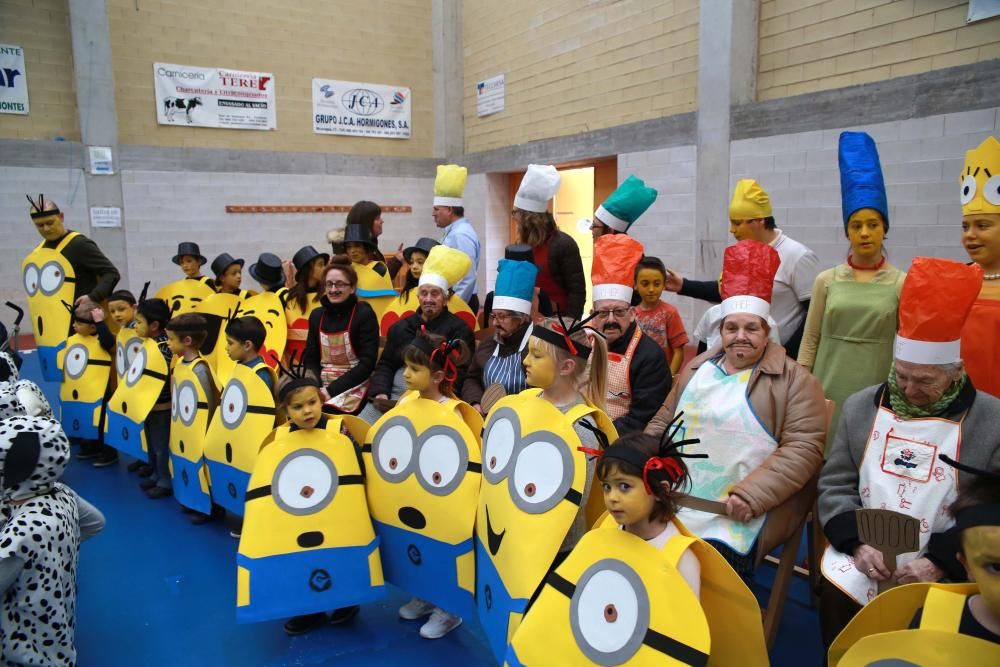 Los colegios abren el Entroido de Tabeirós-Montes