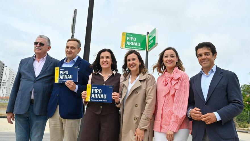 Pipo Arnau ya tiene su homenaje en València en forma de calle