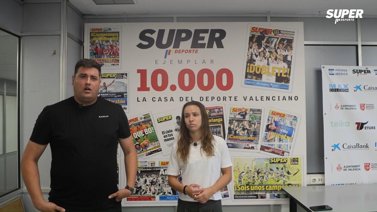 Pauleta y Mikel Crespo visitan la redacción de Superdeporte para repasar el ascenso del Valencia CF a Liga F
