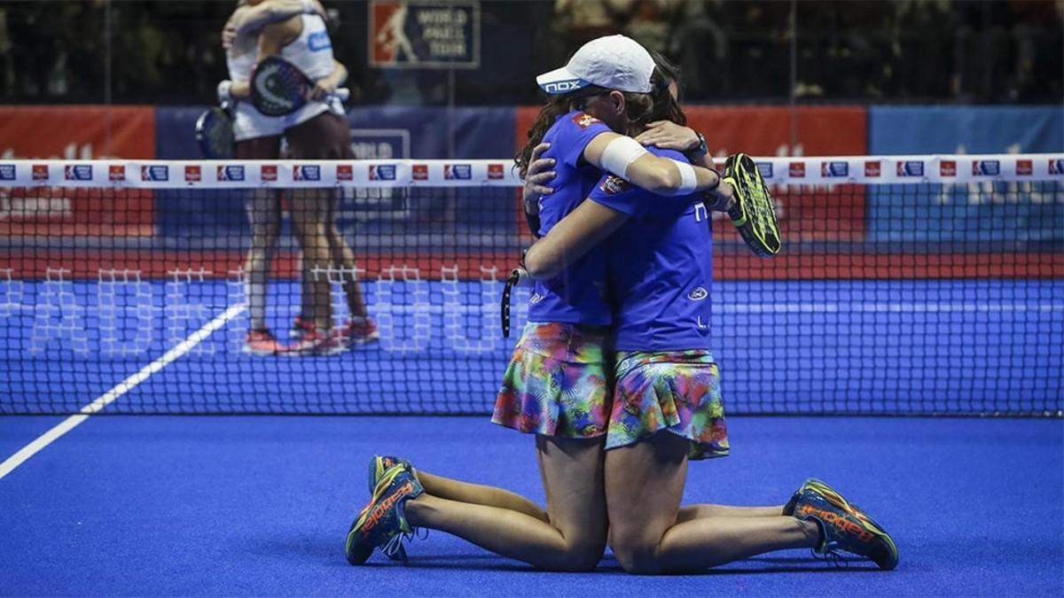 Sáinz y Triay, en una imagen del World Padel Tour